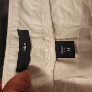 GAP , Women's White Shorts size 12